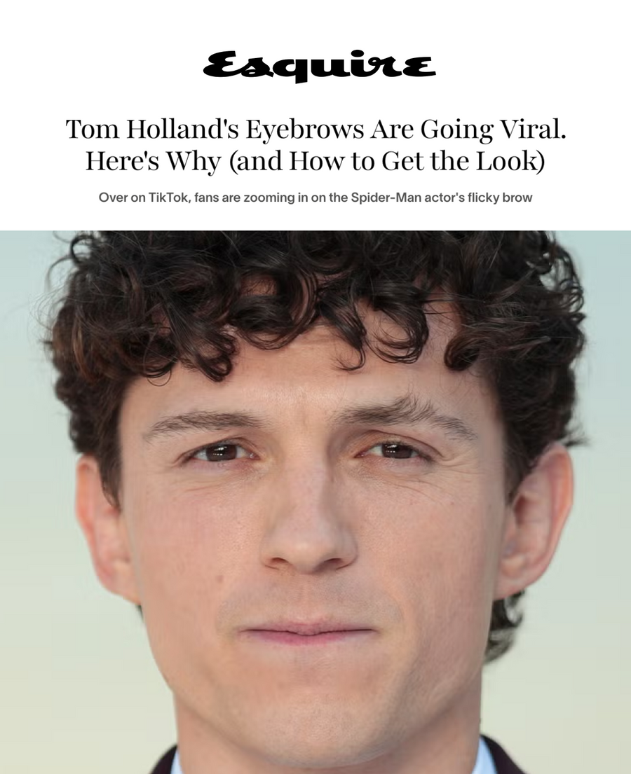 Esquire | Tom Holland Brow Spotlight
