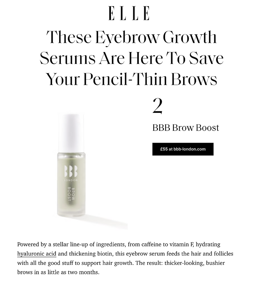 Elle | Best Eyebrow Growth Serums